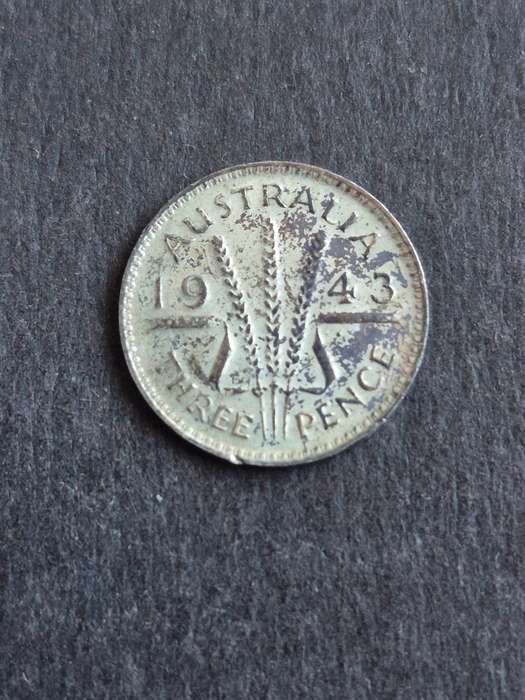 Australia Threepence 1943 Silver