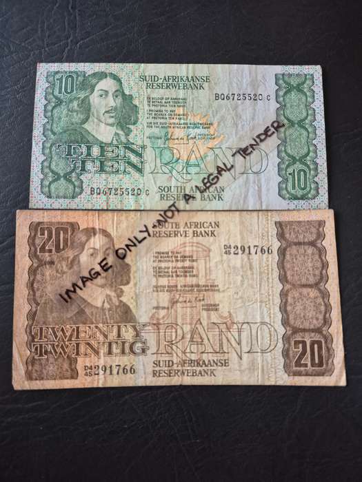 GPC de Kock Ten and Twenty Rand