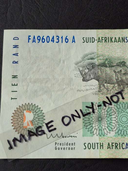 TT Mboweni Ten Rand 1st issue 1999 (excellent condition)