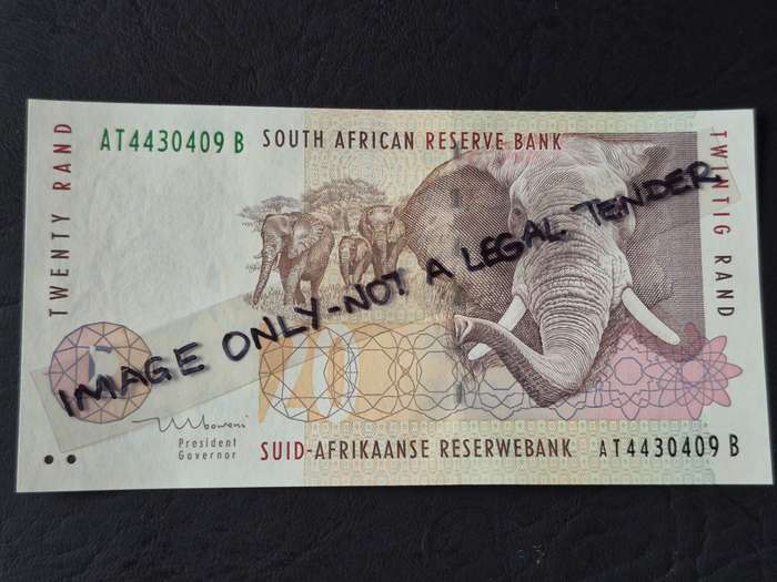TT Mboweni Twenty Rand 1st Issue 1999