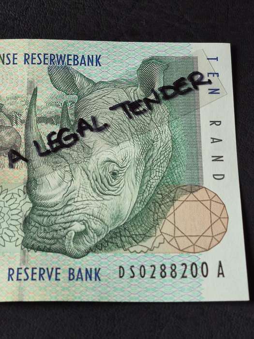 TT Mboweni Ten Rand 1st issue 1999