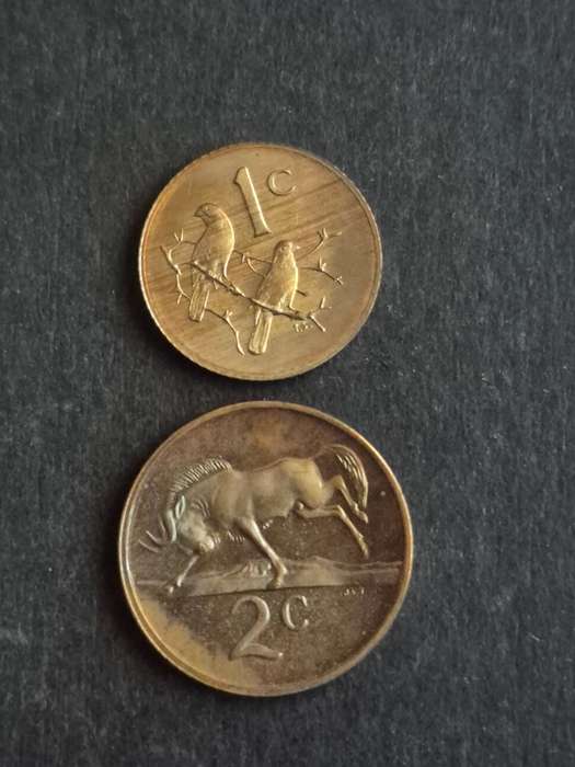 Republic One and Two Cents 1980 Proof