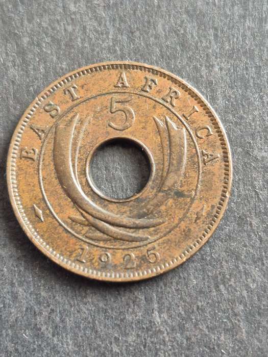 East Africa 5 Cents 1925