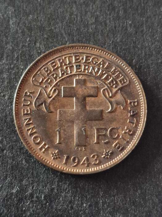 Madagascar One Franc 1943 (excellent condition)