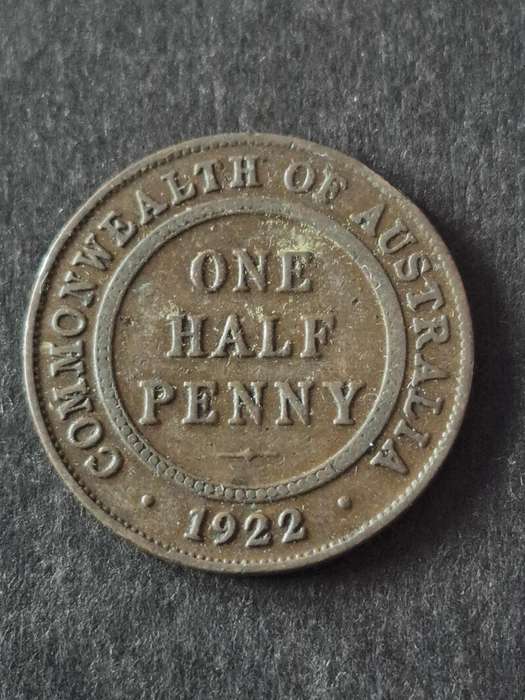 Australia One Half Penny 1922