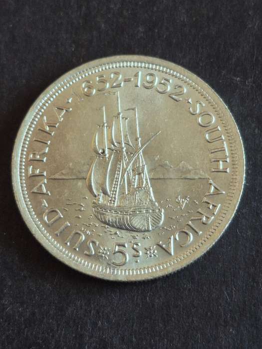 Union 5 Shillings 1952 UNC