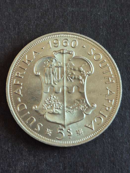 Union 5 Shillings 1960 EF+/UNC