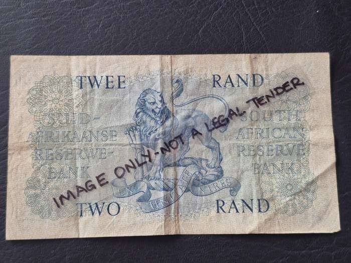G Rissik Two Rand 1st issue 1962 English/Afrikaans