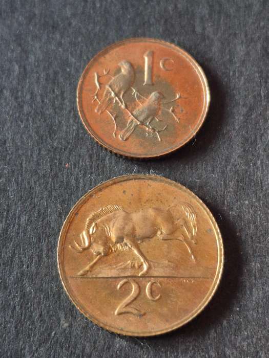 Republic One and Two Cents 1978 Proof