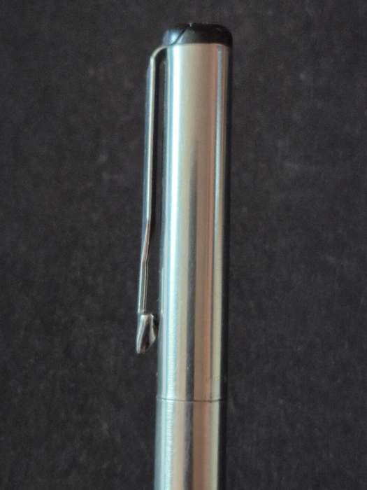 Vintage Parker Rollerball Stainless Steel - made in UK (needs refill)