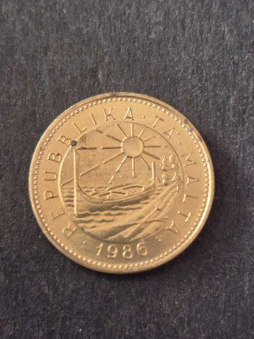 Malta One Cent 1986 (excellent condition)