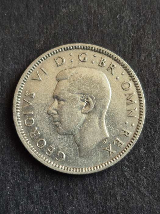 UK One Shilling 1939 Silver