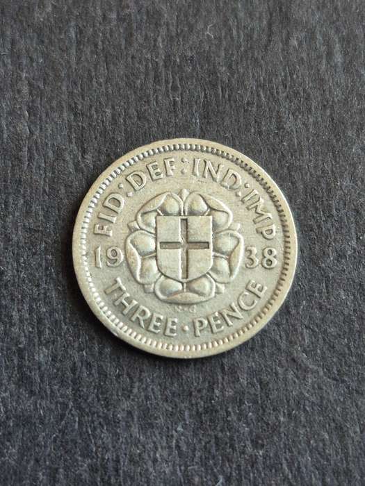 UK Threepence 1938
