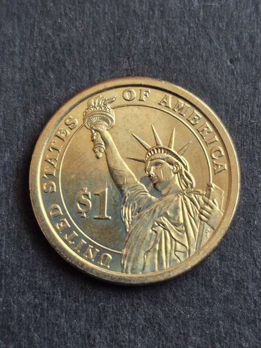 USA One Dollar Franklin Pearce 14th President 1853-1857