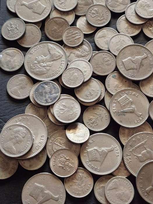 Mixed Lot of Rhodesian Coins 1kg