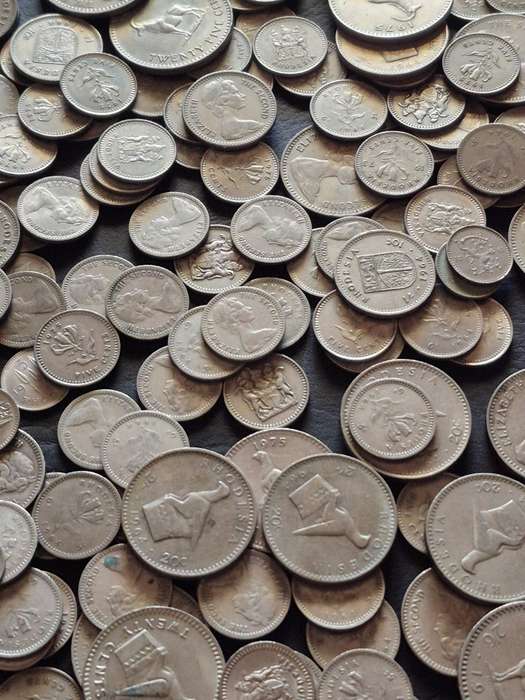 Mixed Lot of Rhodesian Coins 1kg