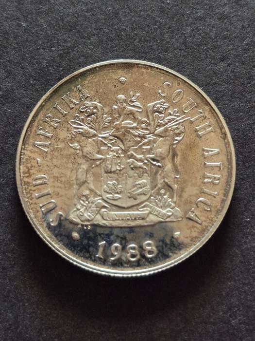 SA One Rand 1988 Die Groot Trek Proof