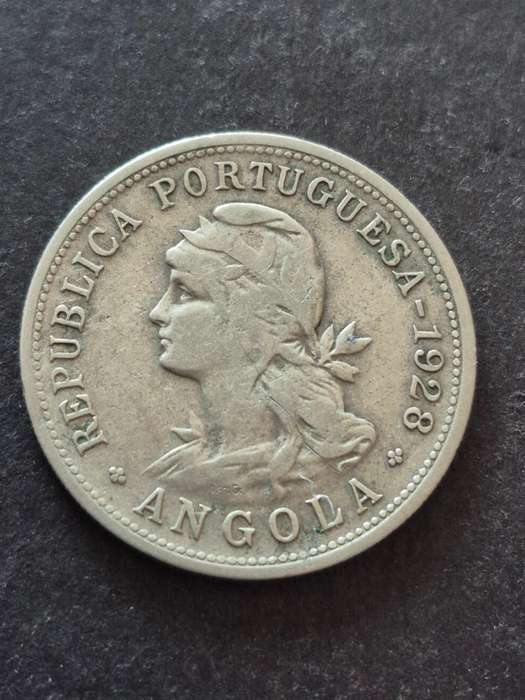 Republica Portuguesa Angola 50 Centavos 1928