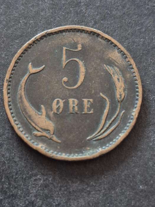 Denmark 5 Ore 1904