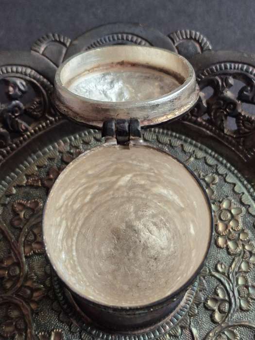 Vintage Coin Silver Insence Burner (excellent condition)