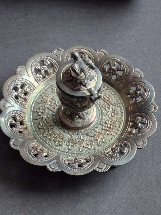 Vintage Coin Silver Insence Burner (excellent condition)