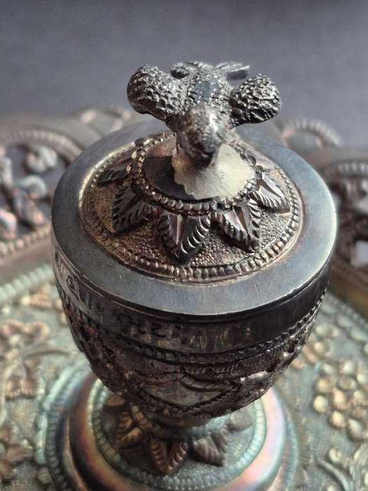 Vintage Coin Silver Insence Burner (excellent condition)