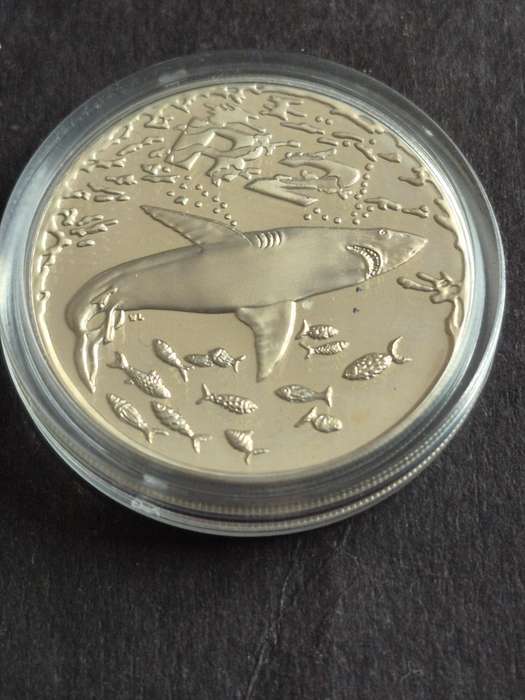 Marine Series Two Rand 1999 The Great White Shark Sterling Silver