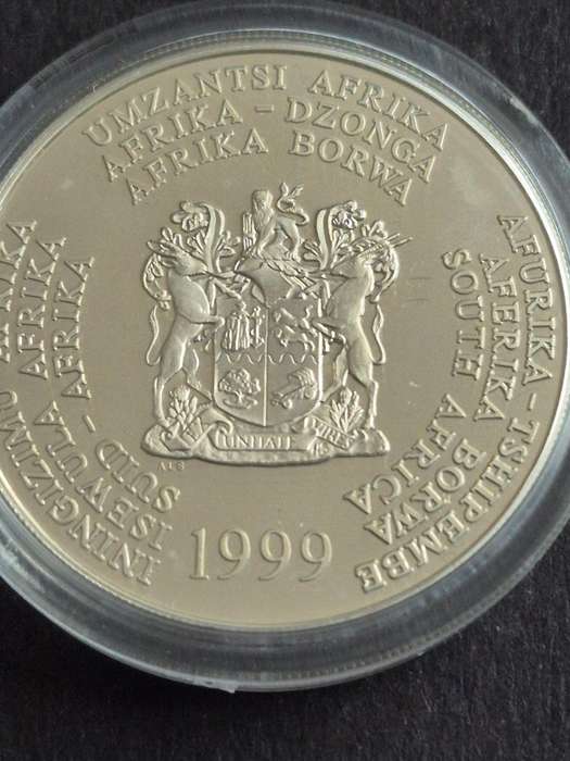 Marine Series Two Rand 1999 The Great White Shark Sterling Silver