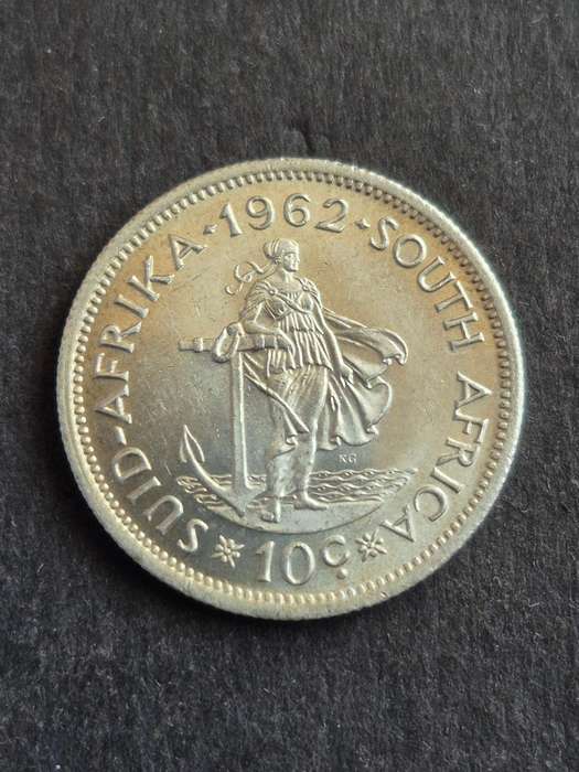 Republic 10 Cents 1962 Silver