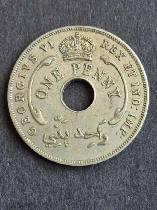 British West Africa One Penny 1937