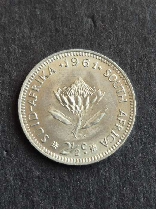 Republic 2 1/2 Cents 1961 EF+/UNC