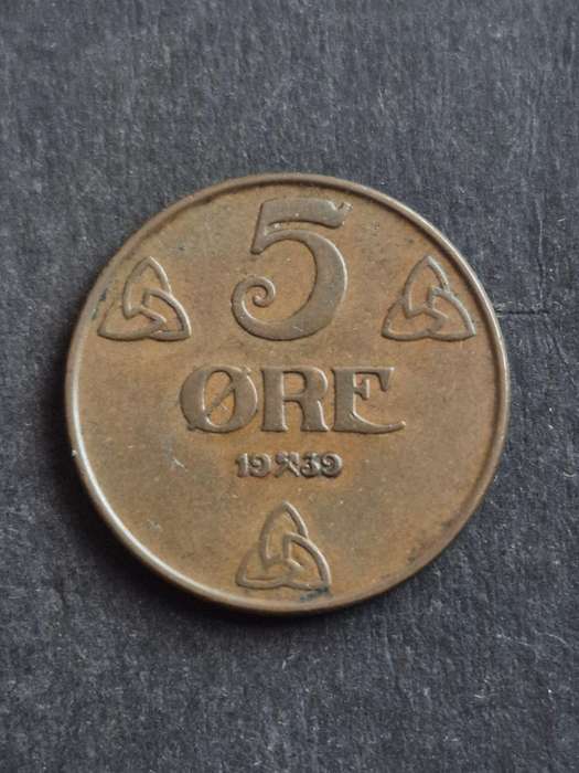 Norway 5 Ore 1939