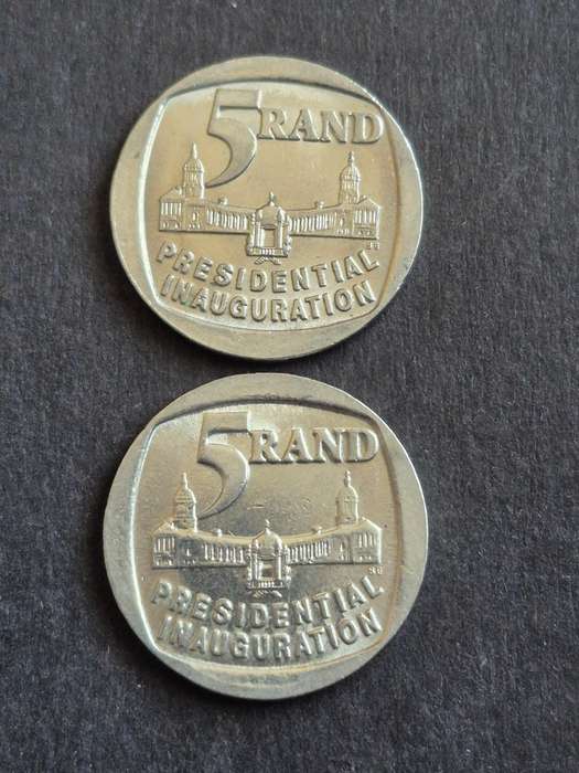 2 x Presidential Inauguration Coins 1994