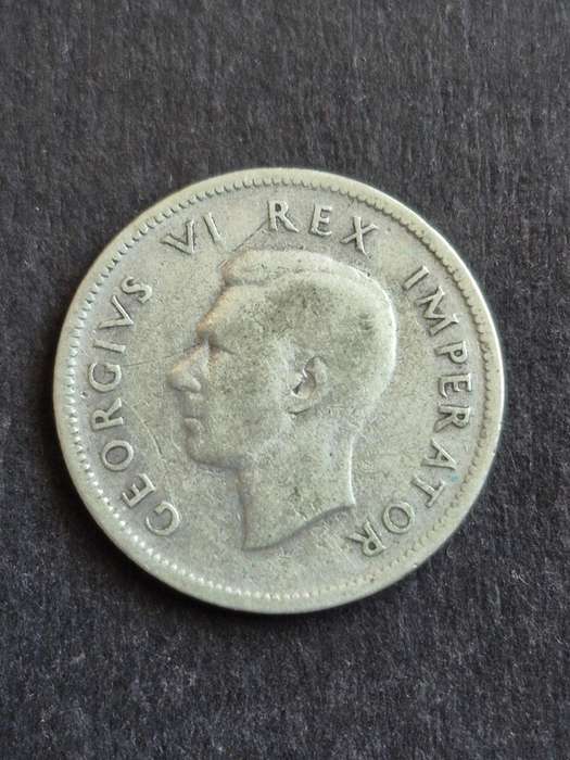 Union 1 Shilling 1944 Silver