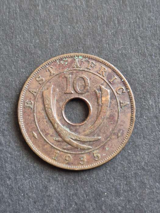 East Africa 10 Cents 1935