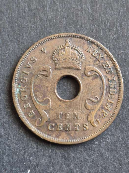 East Africa 10 Cents 1935
