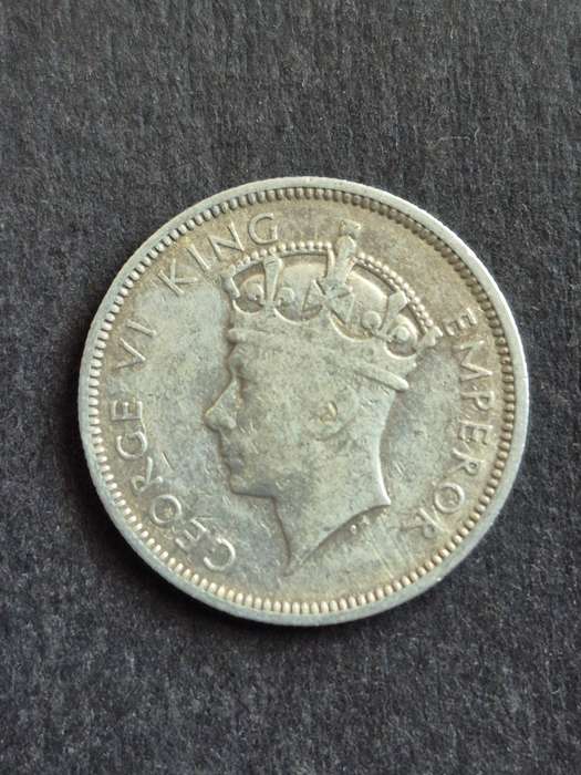Southern Rhodesia One Shilling 1937 Silver