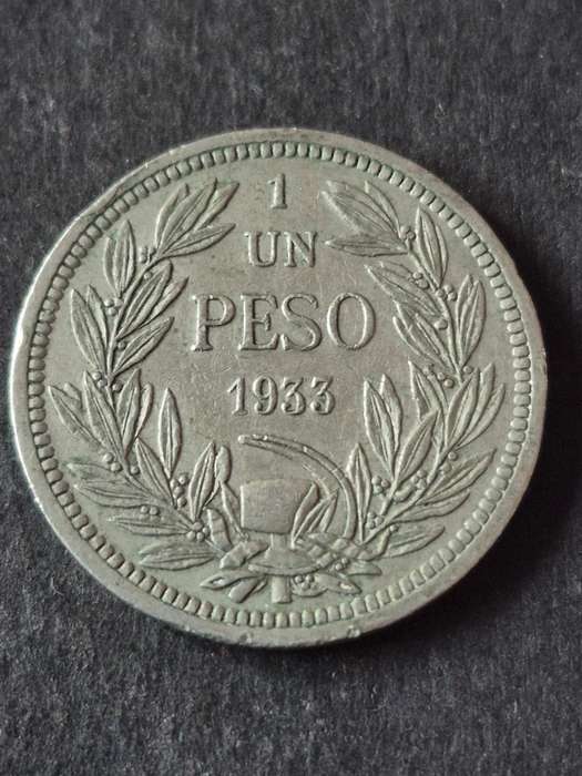 Chile One Peso 1933