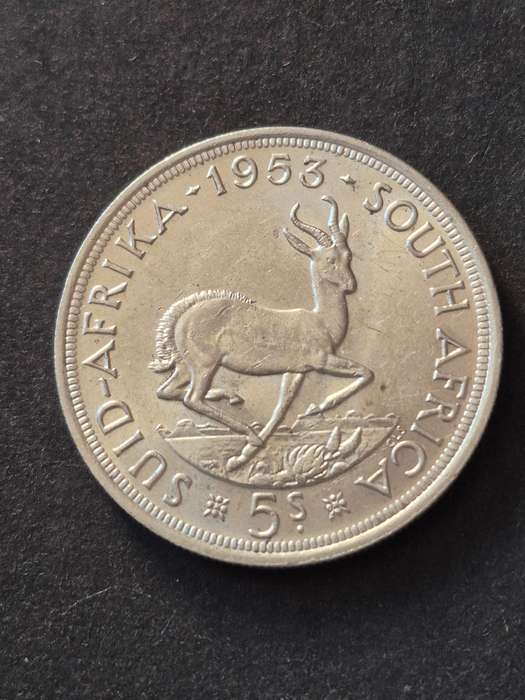 Union 5 Shillings 1953 (nice condition)