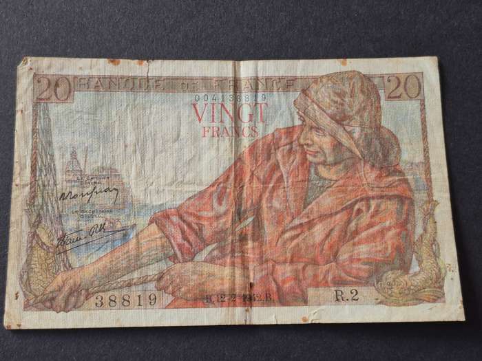 France 20 Francs 1942