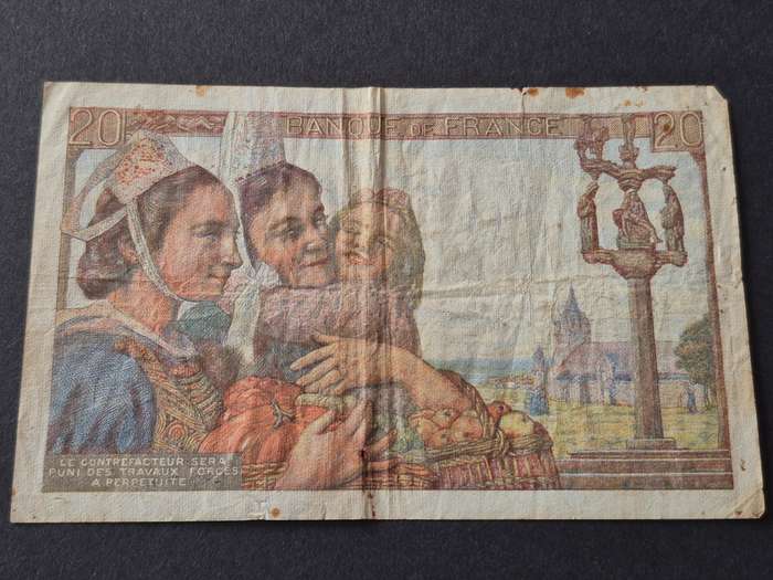 France 20 Francs 1942