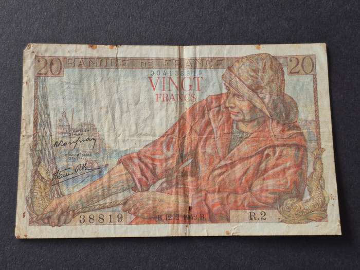France 20 Francs 1942