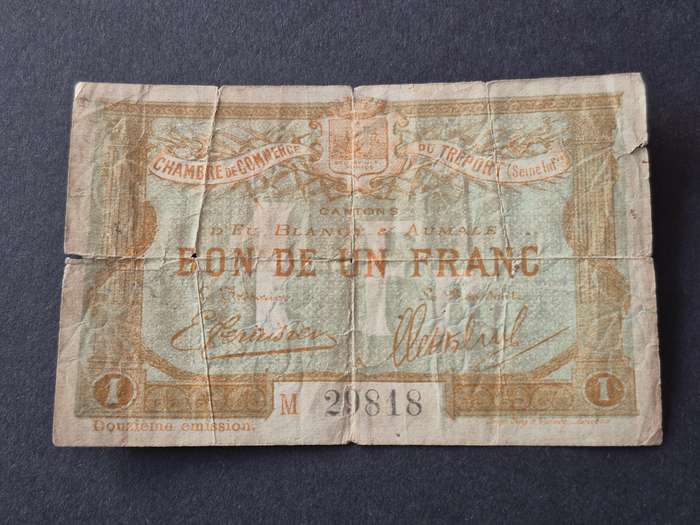 France One Francs (Bon-De-Un Franc)