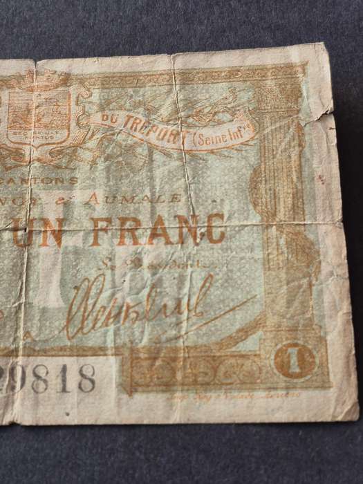 France One Francs (Bon-De-Un Franc)