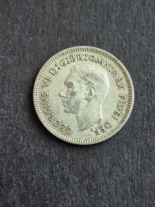 Australia Sixpence 1951 Silver
