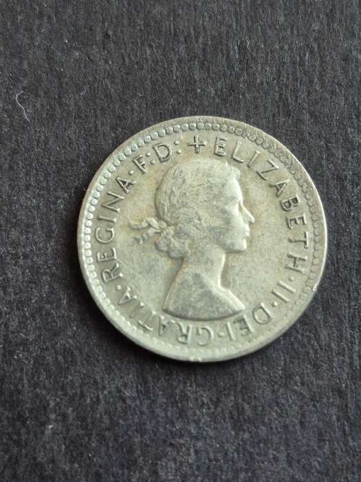 Australia Sixpence 1962 Silver
