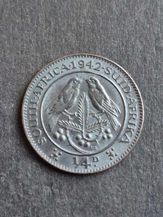 Union Farthing 1942 EF+/UNC