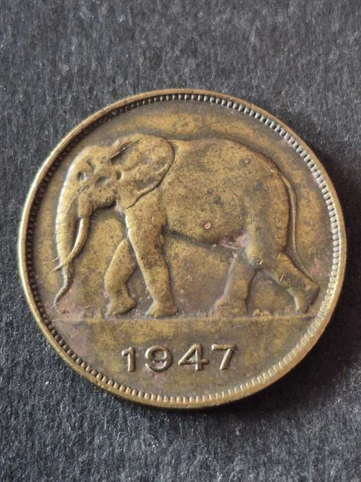 Belgium Congo 5 Francs 1947
