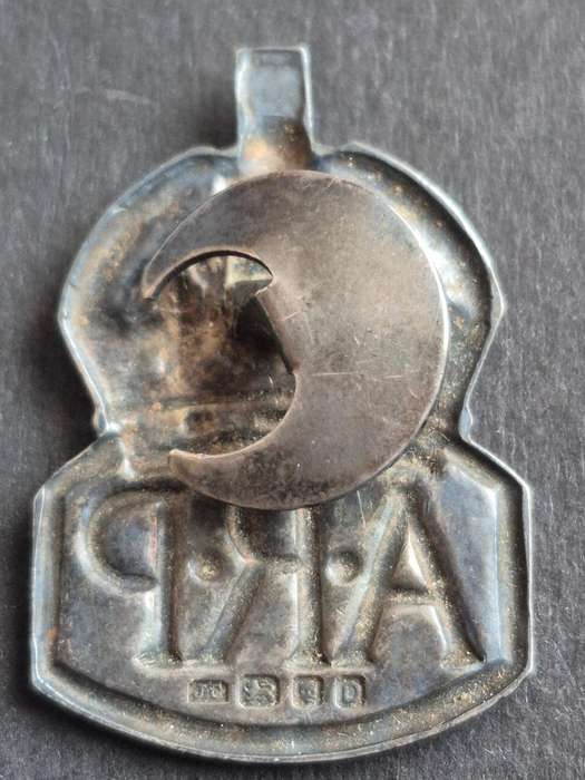 Air Raid Precautions Hallmark Silver Sweetheart Lapel Badge/Brooch