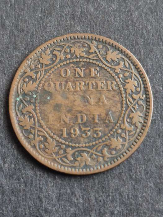 India One Quarter Anna 1933